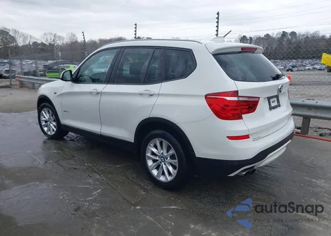 2015 BMW X3 xDrive28I z USA, uszkodzony, nr VIN 5UXWX9C53F0D55952